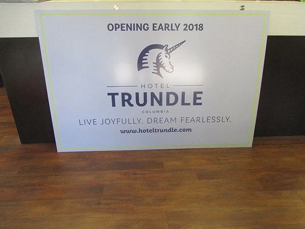 Trundle Hotel Digital Print Mounted Dibond Sign