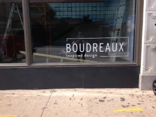 Boudreaux Vinyl Decal For Window