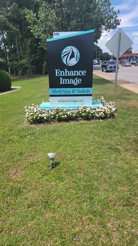 Monument Sign for Enhance Image Spa