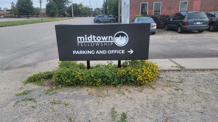 Monument Sign for Midtown Fellowship