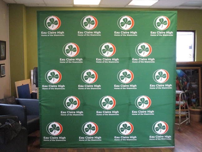 Step & Repeat Banners and Backdrops-Eau Claire High School