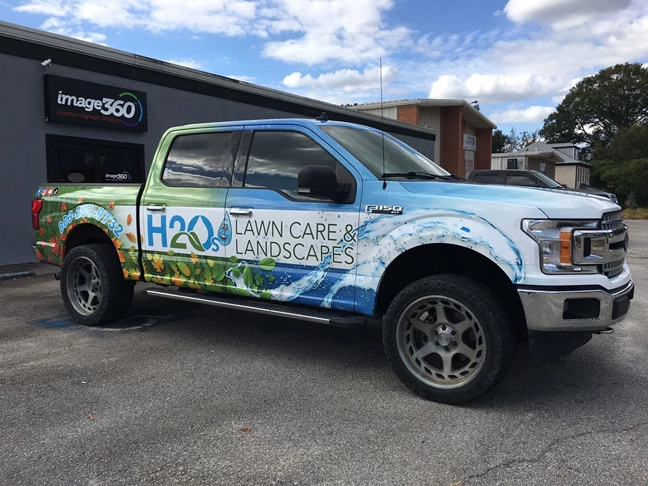 H20 Lawn Care & Landscapes Full F150 Wrap